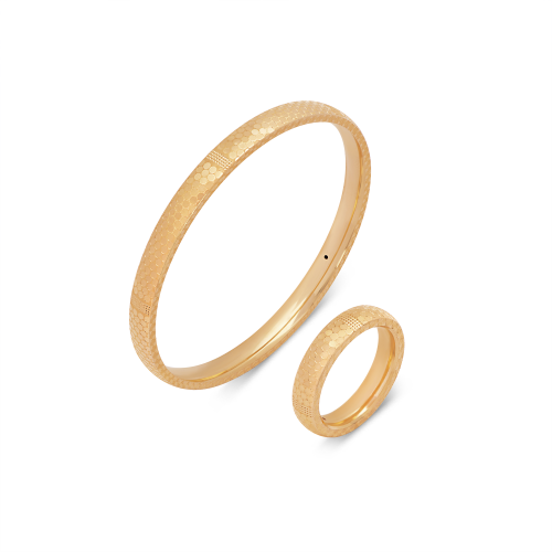 21K Anara Gold Bangle Set