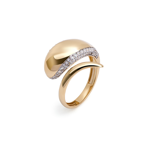 خاتم تالزما من الذهب عيار 18 قيراط