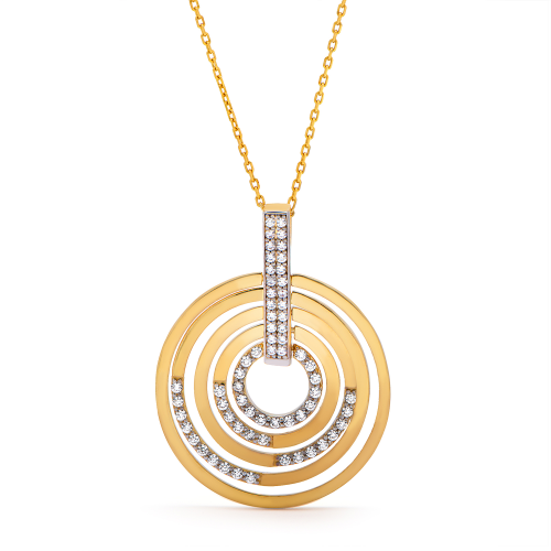 21K Monile Gold Necklace