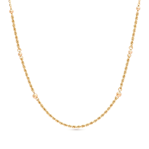 قلادة سي من الذهب عيار 18 قيراط