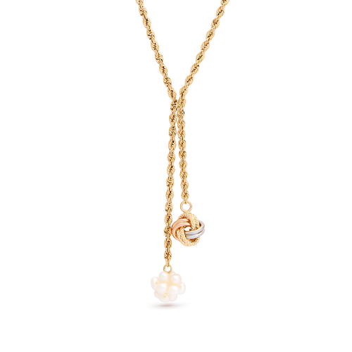 قلادة باني من الذهب عيار 18 قيراط