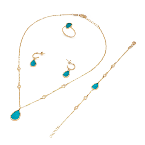 18K Belvaz Gold Set