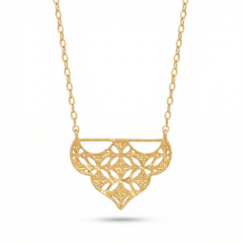 21K Naqsh Gold Necklace