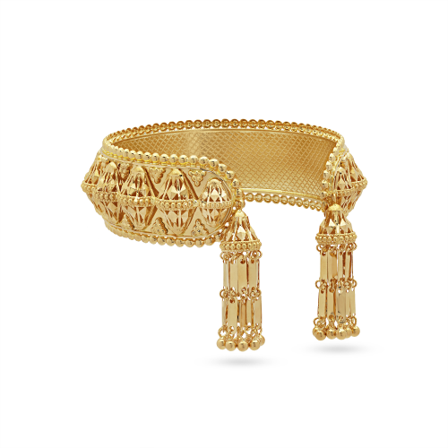 21K Nayera Gold Bangle from Thoraya Collection
