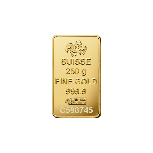 PAMP Fortuna 250 g Gold Bar