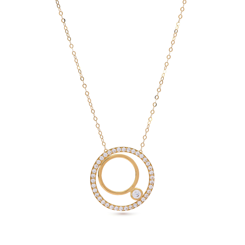 18K Helm Gold Necklace