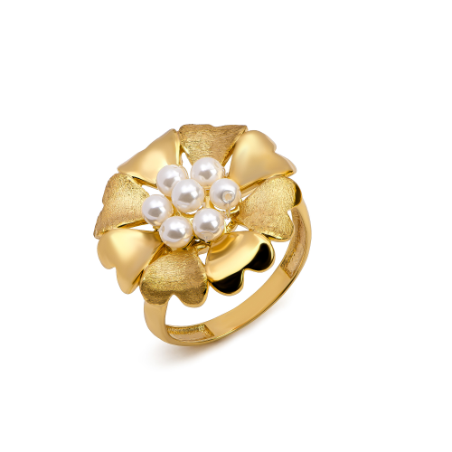 21K Latifa Gold Ring