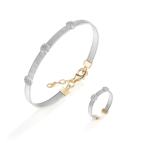 18K Briony Sylvera Gold Bracelet Set