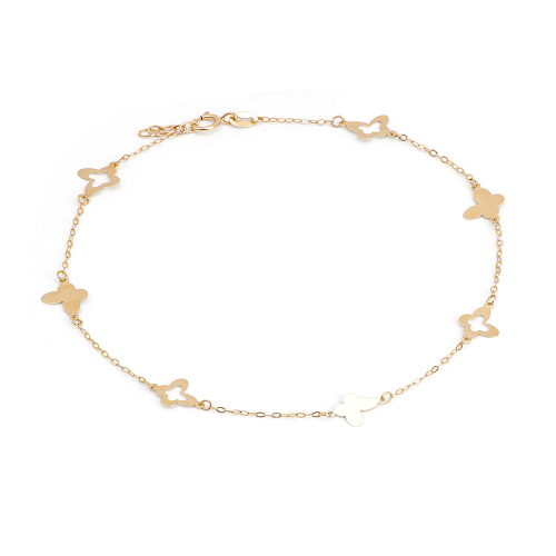 خلخال فيلاي من الذهب عيار 18 قيراط