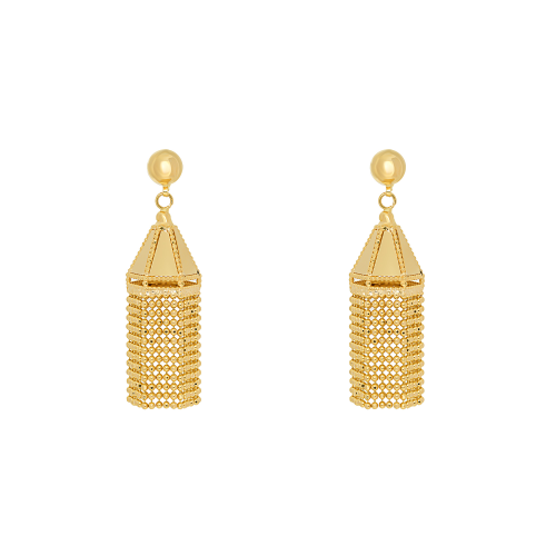 21K Mahetab Gold Earrings