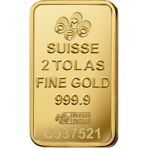 PAMP Fortuna 2 Tolas Gold Bar