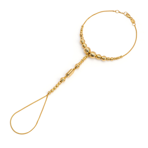 21K Amana Gold Bracelet-Ring