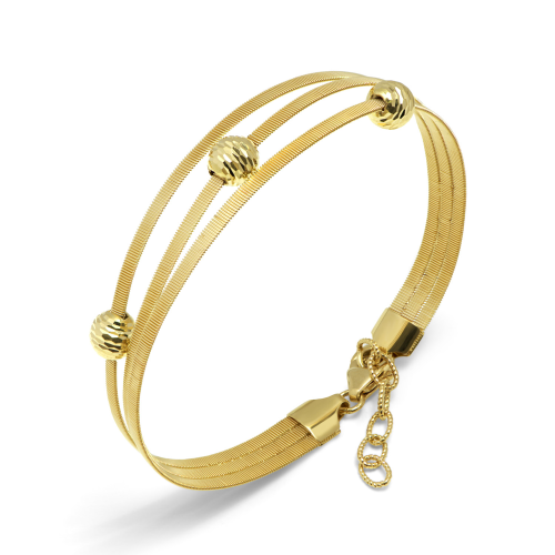 21K Golden Globes Gold Bracelet