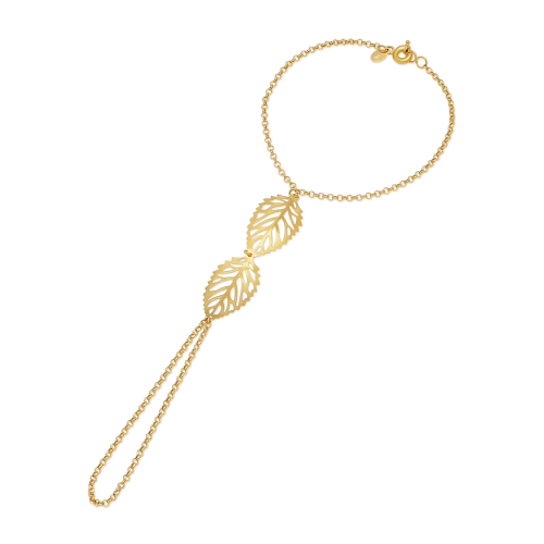 21K Ivy Gold Bracelet-Ring