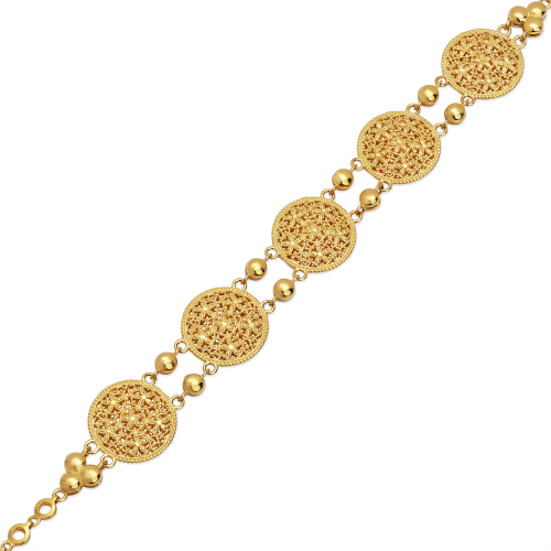 21K Meznah Gold Bracelet