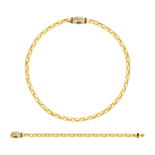 21K Cavo Monaco Chain Gold Set