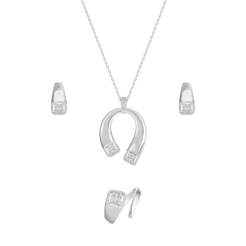 18K Pendant Gold Set