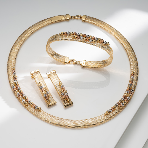 18K Flexibly Italian Gold Set