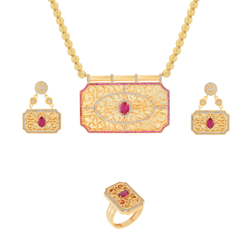 21K Traditional Gold Set
