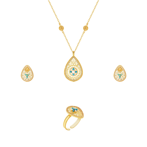 21K Traditional Gold Set