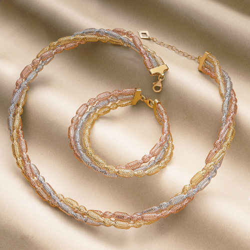 18K Flexibly Italian Gold Set