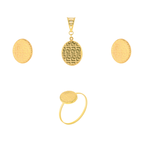21K Kids' Gold Pendant Set