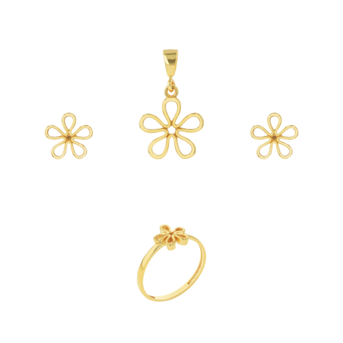 21K Kids' Gold Pendant Set
