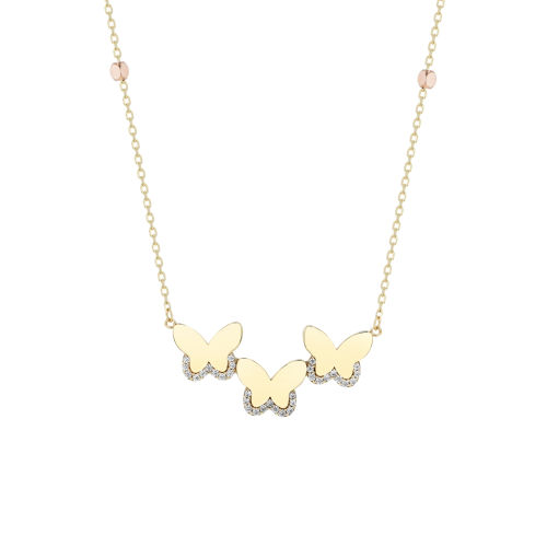 عقد ذهب عيار 18