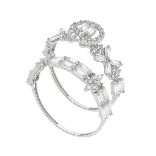 18K Twins Gold Ring