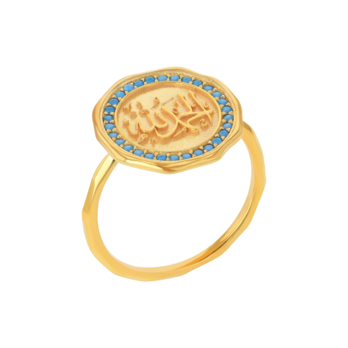 خاتم ذهب تراثي عيار 21