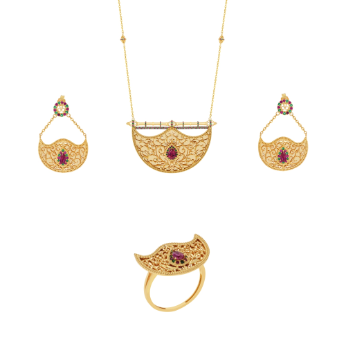 21K Traditional Gold Set