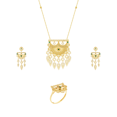 21K Traditional Gold Set