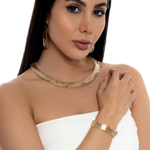 18K Flexibly Italian Gold Set