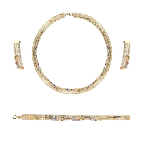18K Flexibly Italian Gold Set