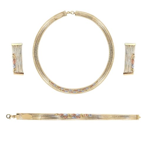 18K Flexibly Italian Gold Set