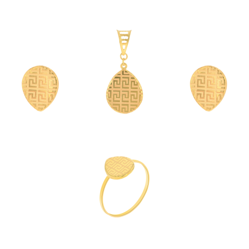 21K Kids' Gold Pendant Set
