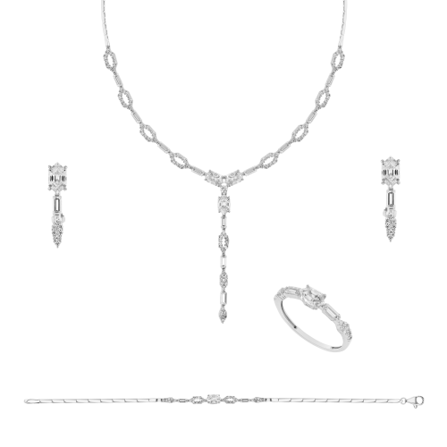 طقم ذهب عيار 18