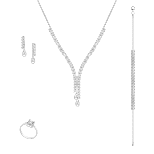 طقم ذهب عيار 18