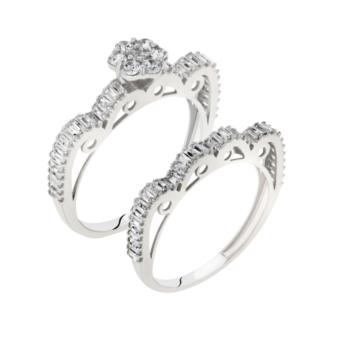 18K Twins Gold Ring