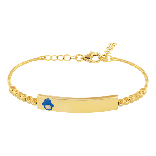21K Gold Hamsa Kids Bracelet