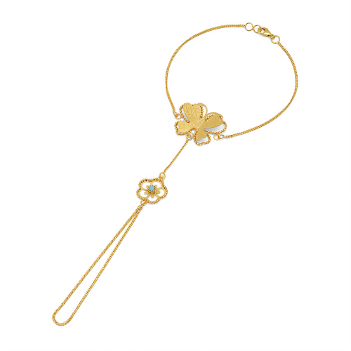 21K Azure Gold Bracelet-Ring