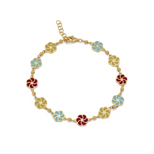 21K Flora Gold Bracelet