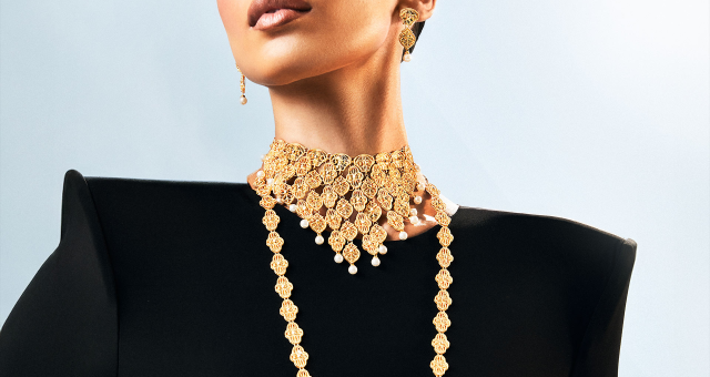 Sheikha Hind Gold Set Heritage Elegance With Al Romaizan S Modern Touch