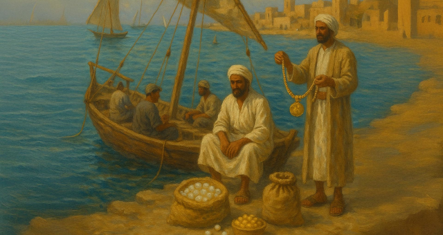 التاريخ الخفي لتجارة اللؤلؤ والذهب في الخليج