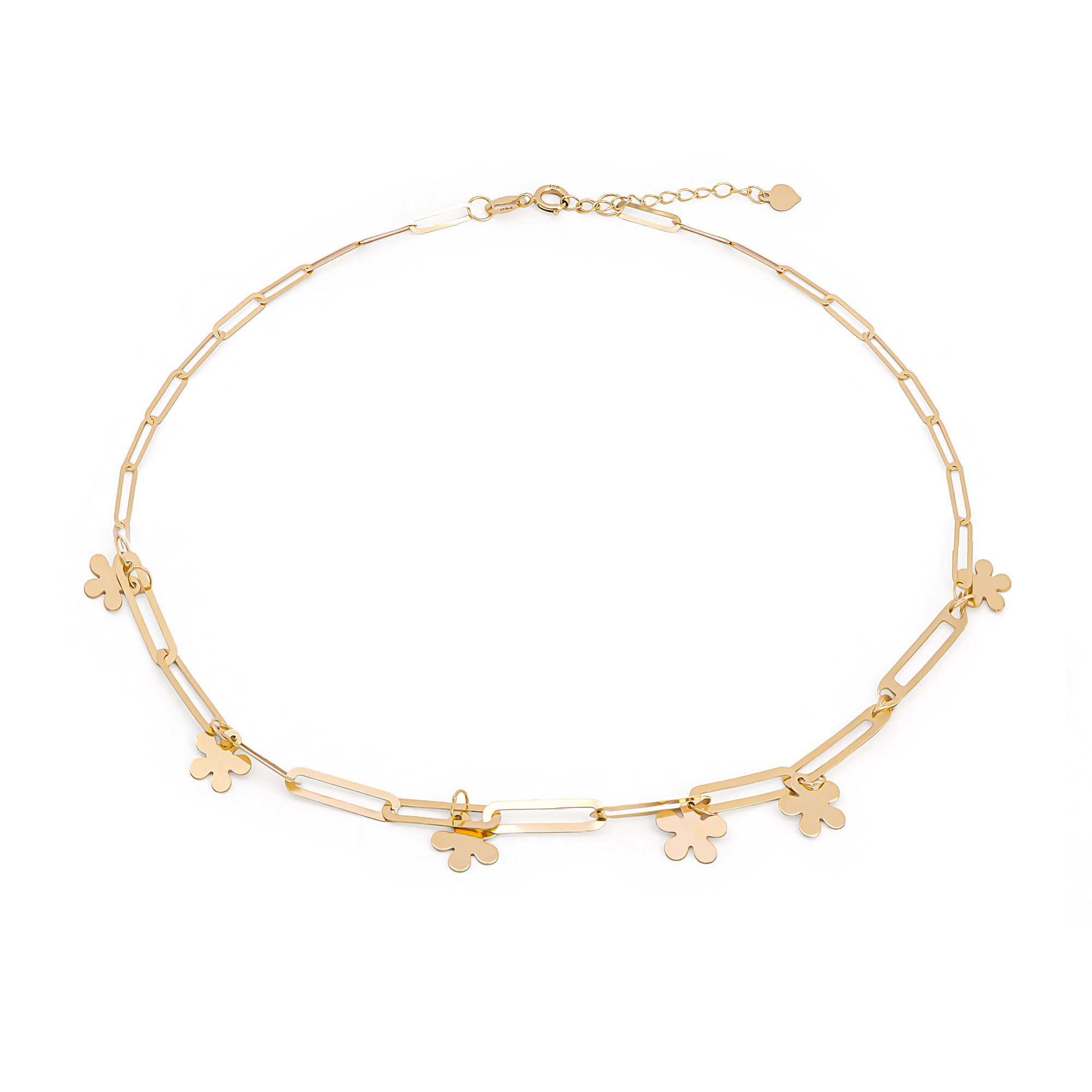 18K Lenaz Gold Anklet
