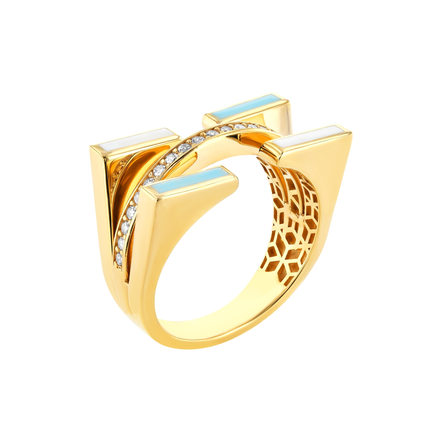 Lowe Box 21K Gold Ring