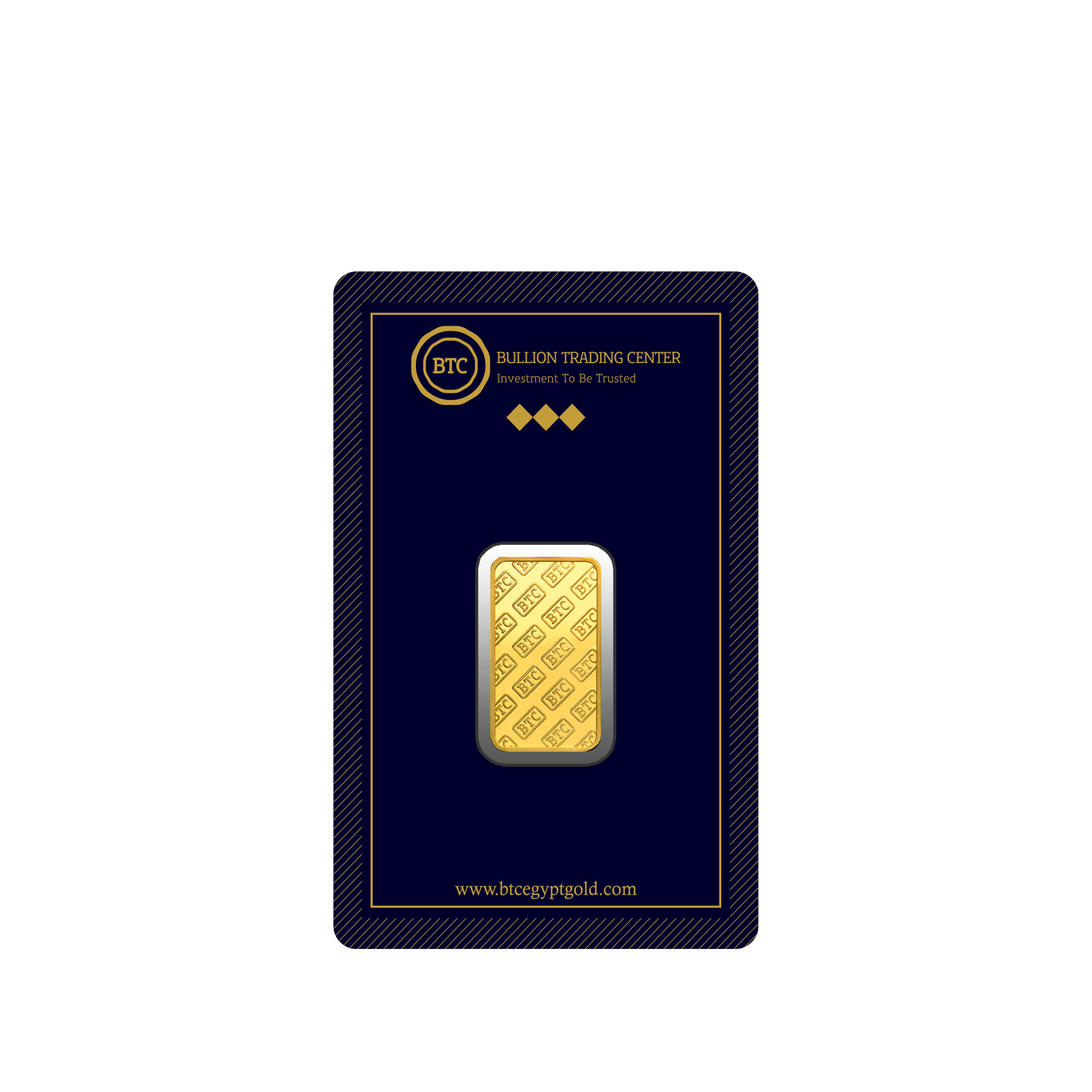 سبيكة ذهب BTC مصكوكة عيار 24