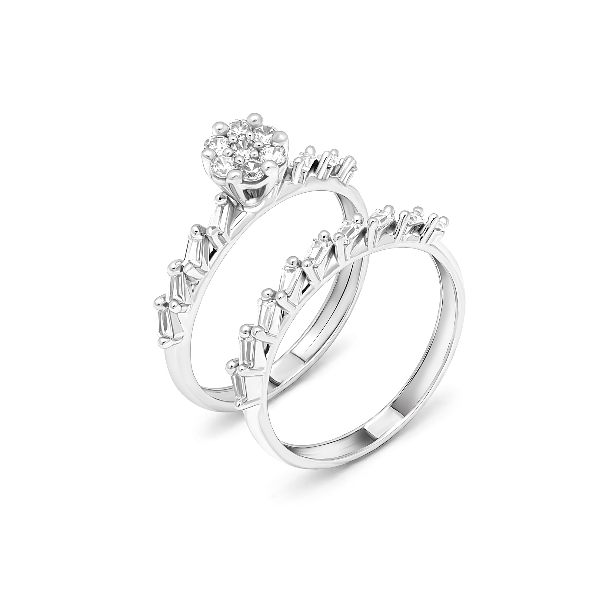 18K Orveil Twin Gem Ring