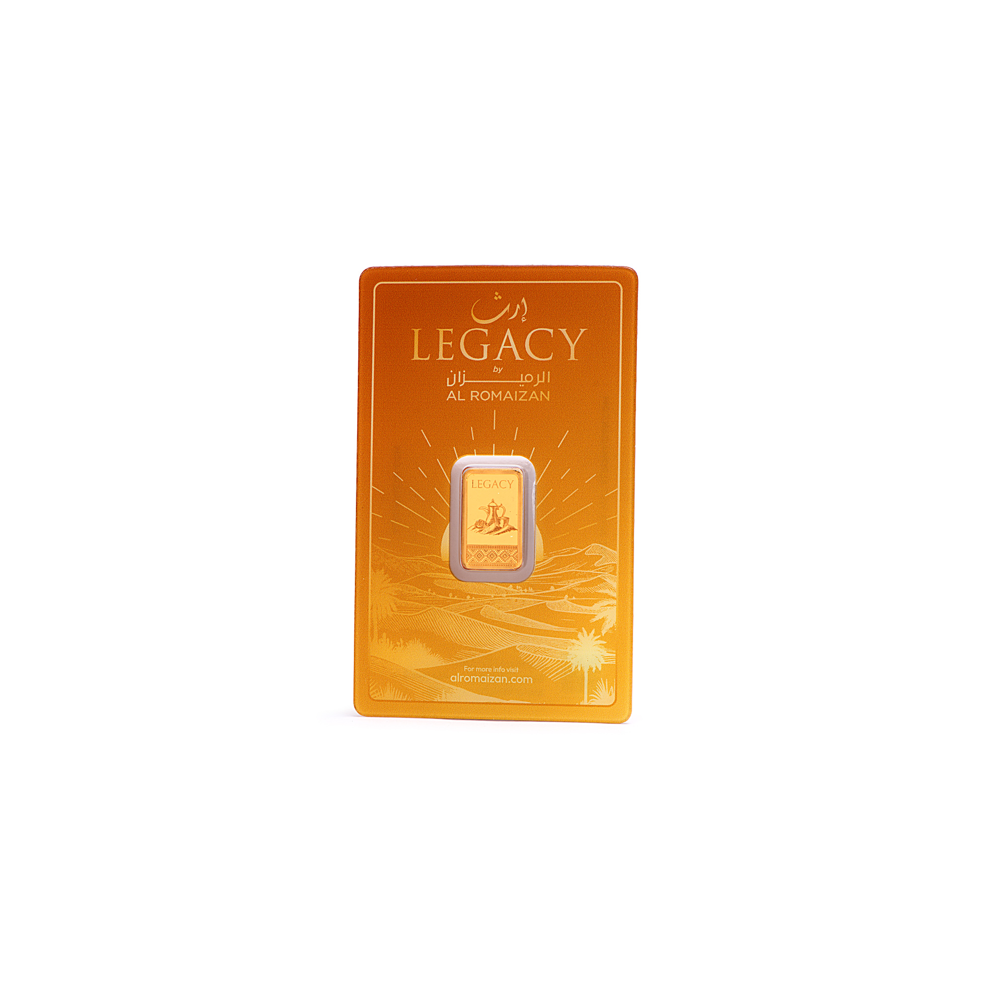 24K Dallah Gold Bar (2.5g) – The Legacy Collection