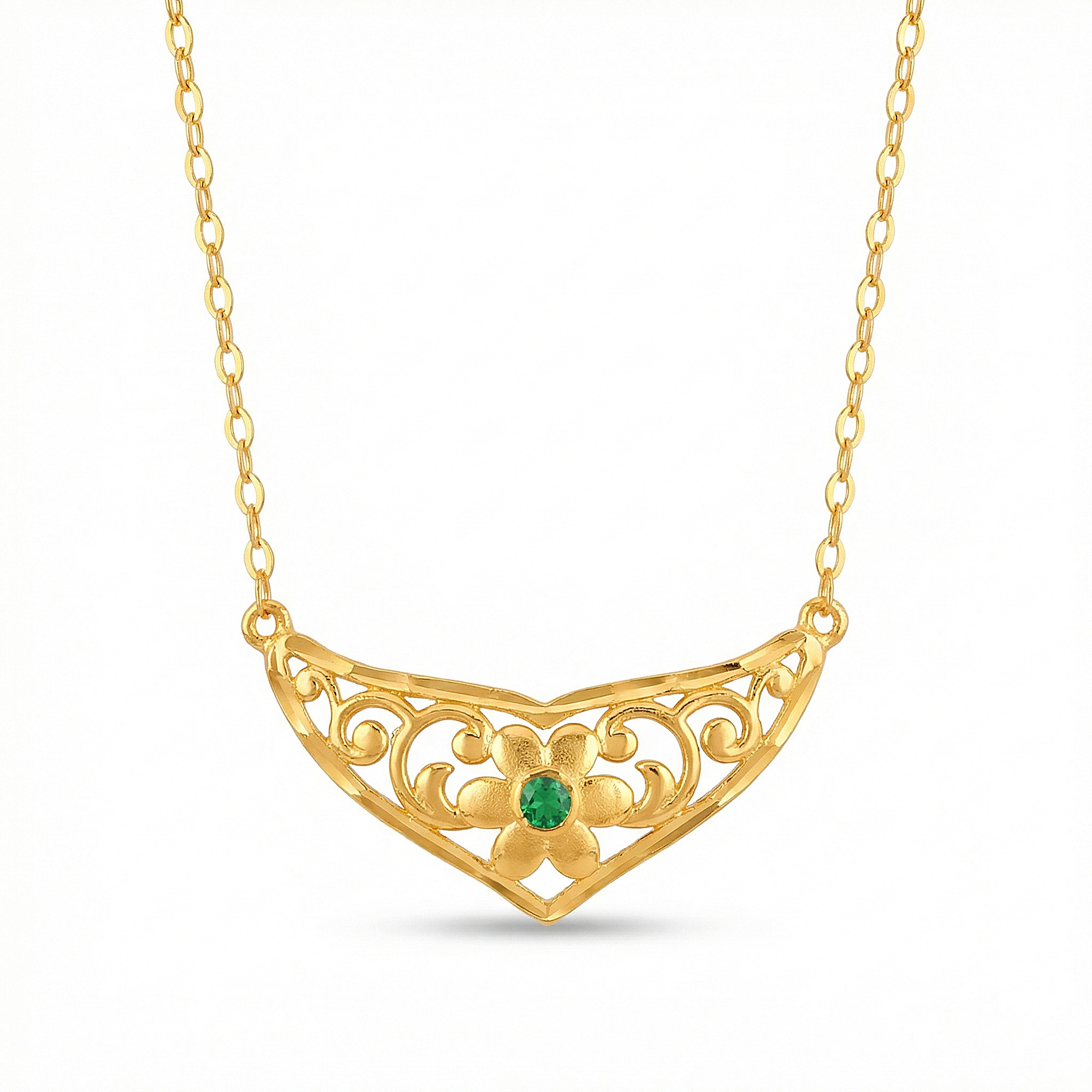 21K Asrar Gold Necklace